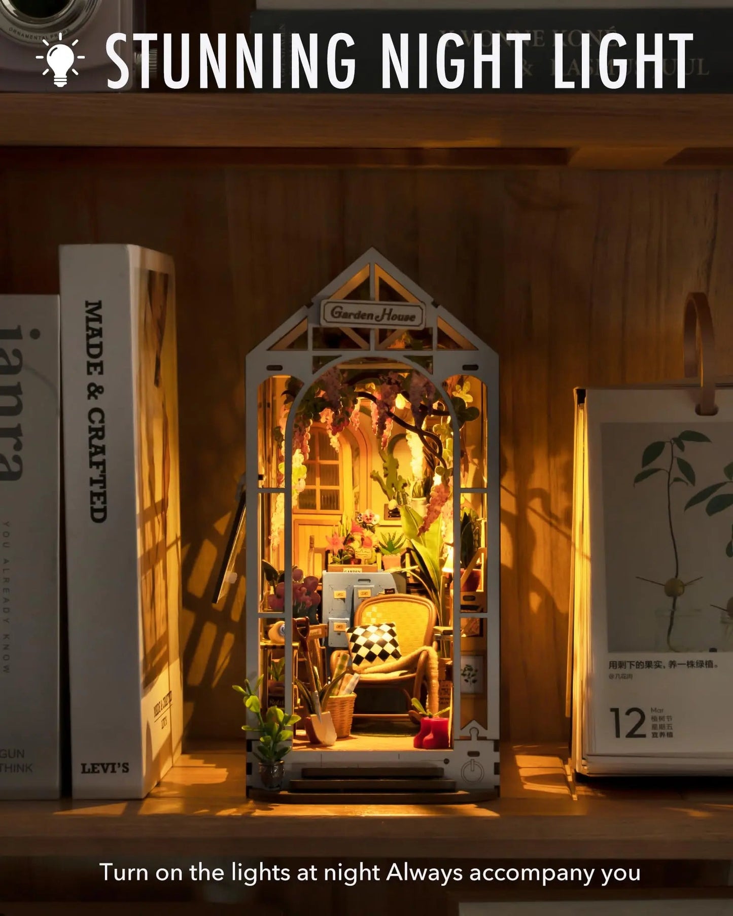 Mini Garden House Book Nook Kit