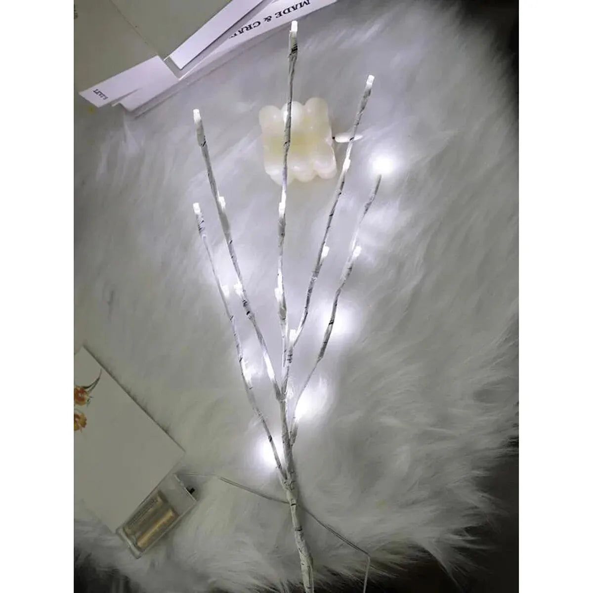 Birch Branch LED Festive Battery Operated Twig Outdoor Christmas Lights